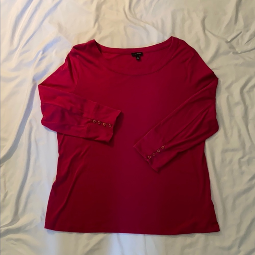 Magenta blouse